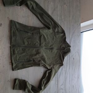 TNA Olive Green Zip-Up Jacket